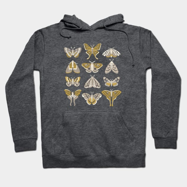 Moths Hoodie by allisonromerodesign